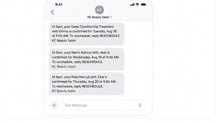 NextEraAI customer confirmation message